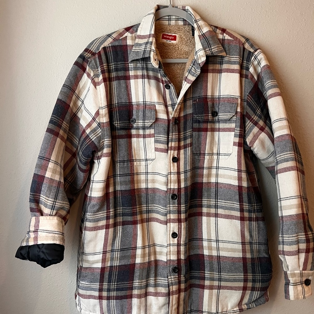 Western Warm Wrangler Button up Jacket Womens Small